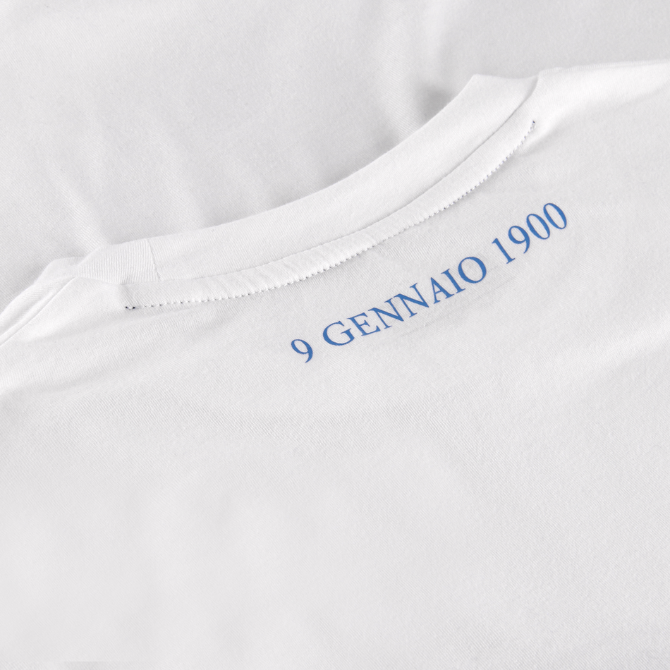 Mizuno 125th Anniversary S.S. Lazio Cotton Tee Junior White